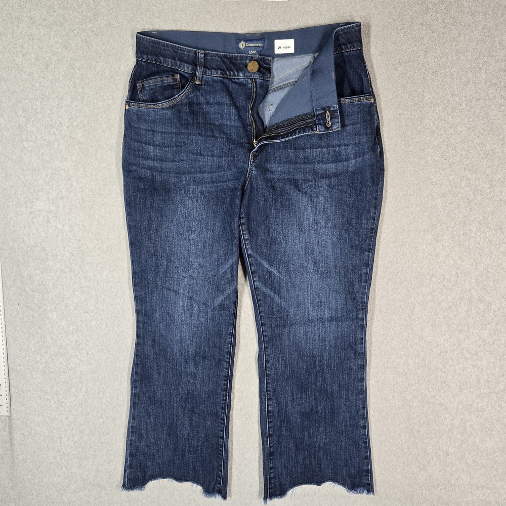 Democracy Women Jeans 16W Blue Denim Absolution 26" Inseam Stretch